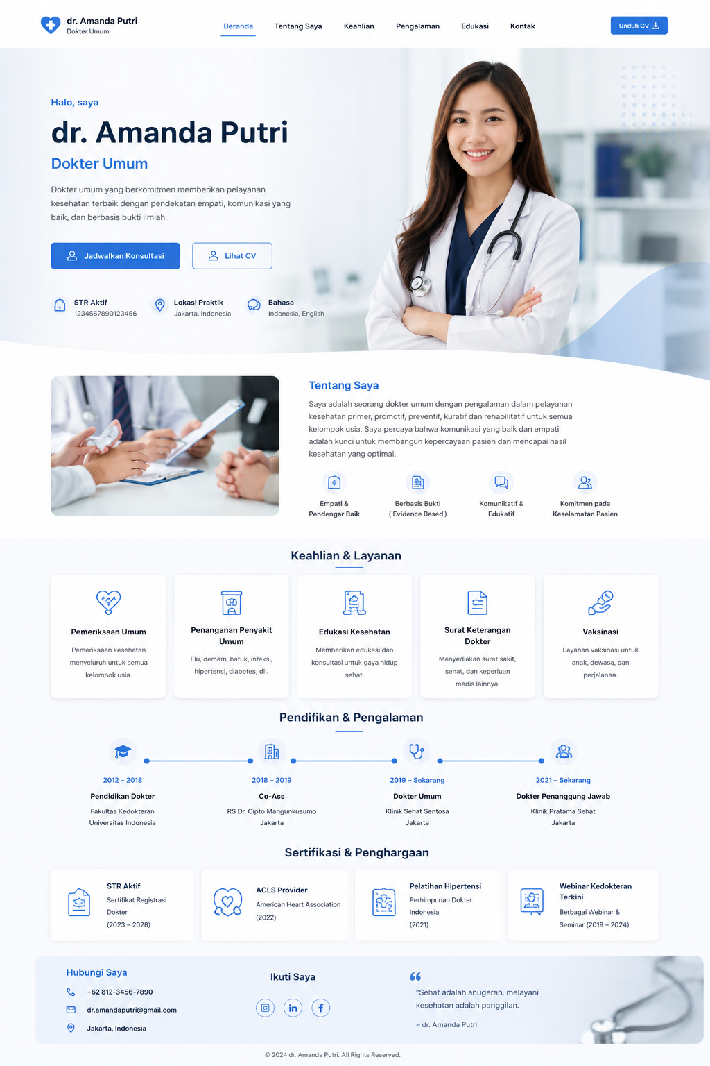 Dokter Umum / Spesialis