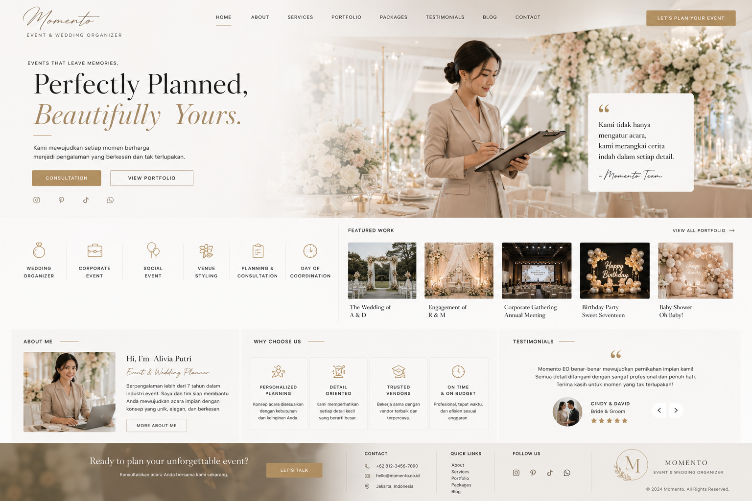 Event & Wedding Organizer