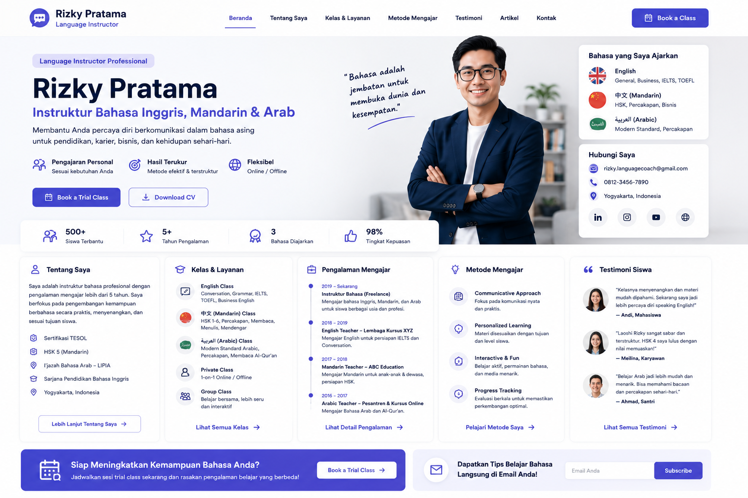 Instruktur Bahasa